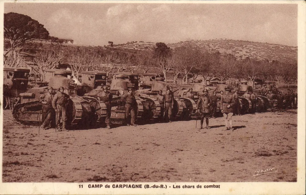Camp de Carpiagne (B.-du-R.) — Die Panzer — Nyon - Vorderseite