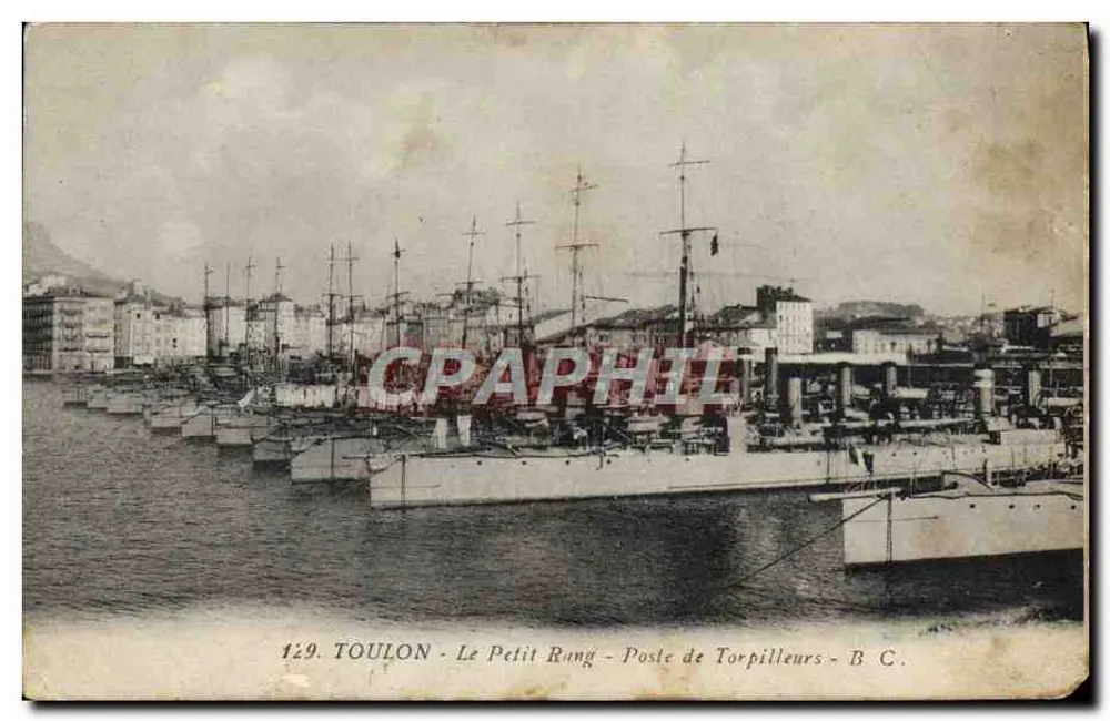 Toulon - Le Petit Rang - Poste de Torpilleurs - B.C. - éditeur B.C. - Vorderseite