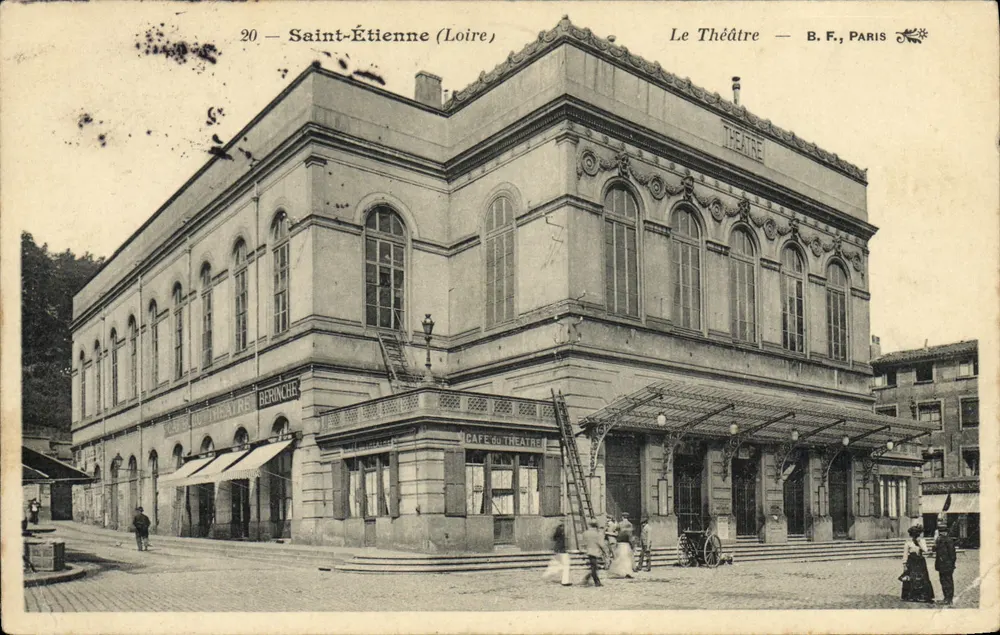 Saint-Étienne (Loire) — O Teatro — B.F., Paris - Frente