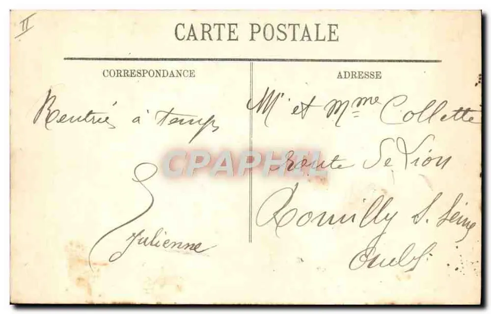 Tours — Il Teatro Municipale — LL. n° 198 - Verso