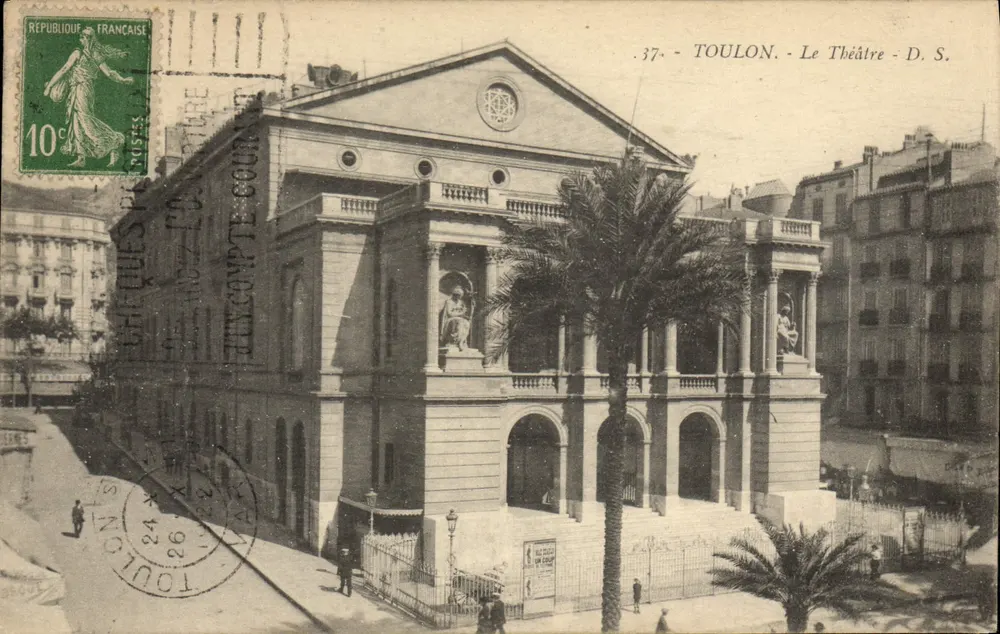 Toulon - O Teatro - D. S. - n°37 - Frente