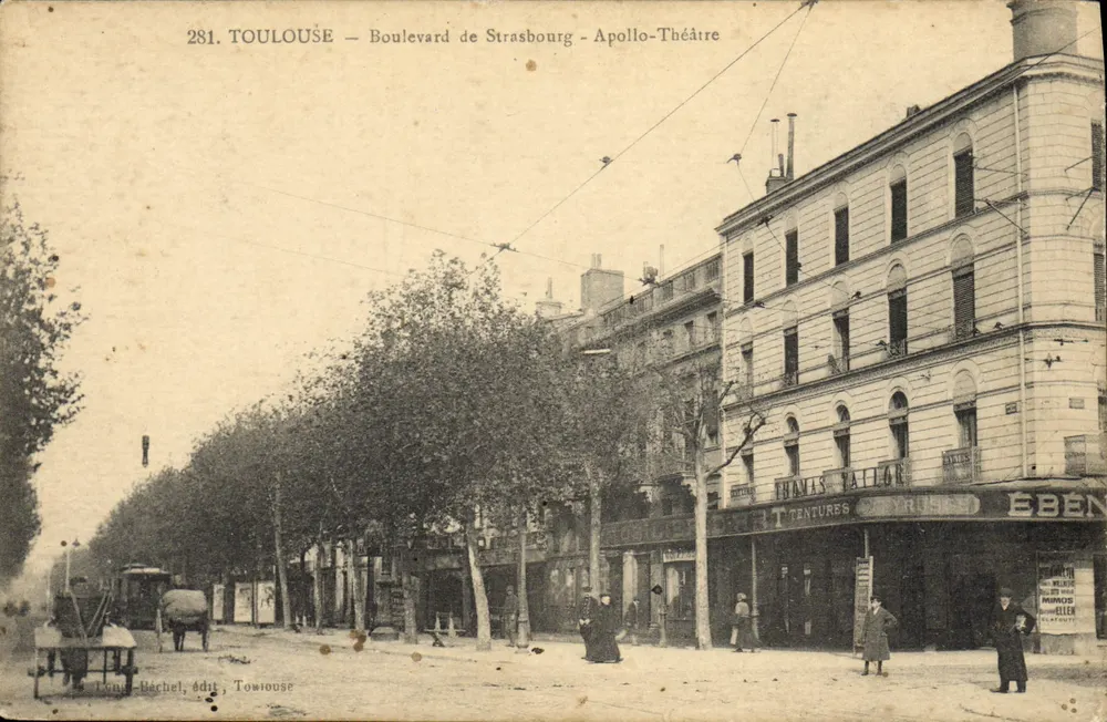 Toulouse — Boulevard de Strasbourg — Apollo-Theater — Verlag: Londe-Béchel, Toulouse - Vorderseite