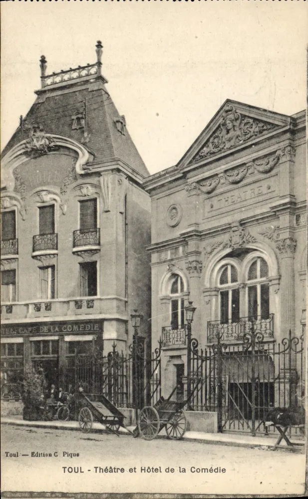 Toul — Theater und Hôtel de la Comédie — Edition G. Pique - Vorderseite
