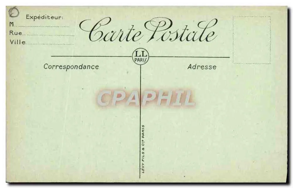 Tunis — Rue Riou Ben Ziad — Éditeur LL - Rückseite