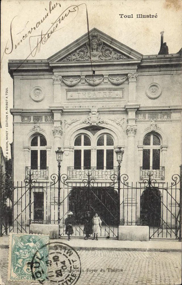 Theater von Toul — Der neue Foyer des Theaters — Ausgabe F. Poirot in Toul - Vorderseite