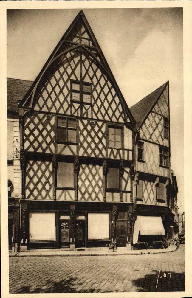 Bourges (Cher) — Alte Häuser des 16. Jahrhunderts — Les Éditions d'Art Marcel - Vorderseite