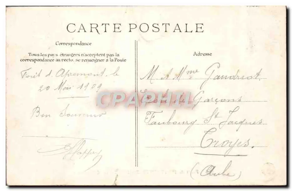 Floresta de FONTAINEBLEAU — Deserto de Apremont — Siron Edit. - Verso