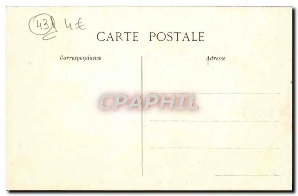 Cloître de Notre-Dame du Puy — Puy-en-Velay — VD C, n° 4085 - Verso