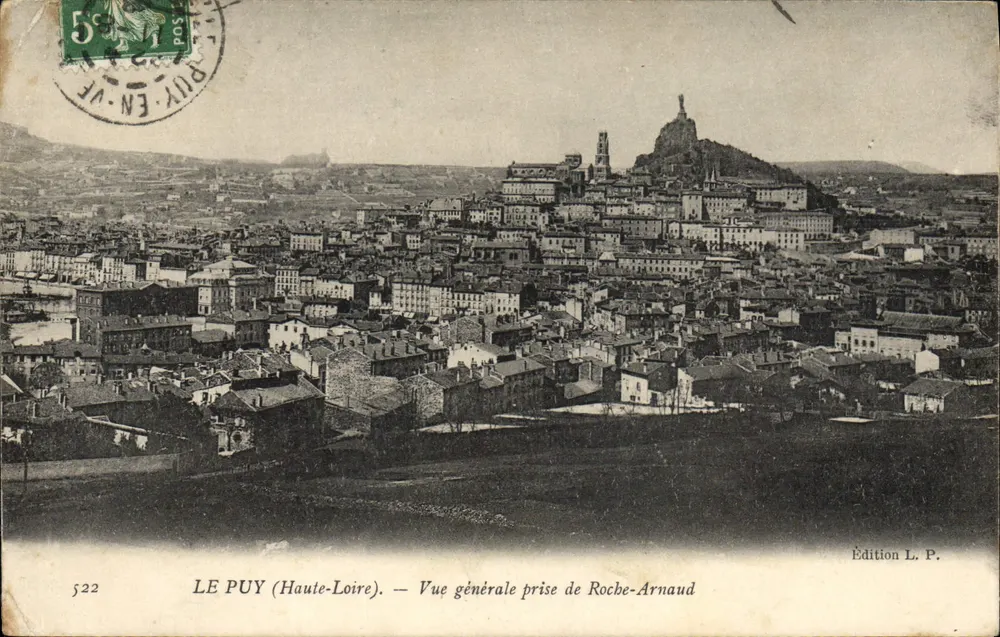 Le Puy (Haute-Loire) — Allgemeiner Blick von Roche-Arnaud — Édition L. P. - Vorderseite