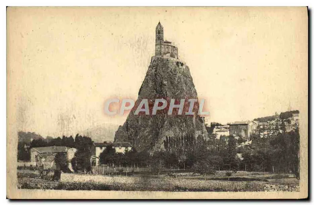 Le Puy — Ansicht der Kirche Saint-Michel auf dem Felsen — Verlag: Levy et Nucleus, Paris - Vorderseite