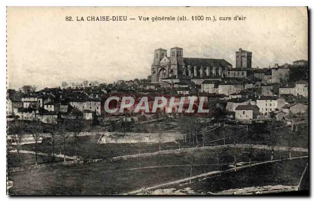 La Chaise-Dieu — Vista geral (alt. 1100 m.), cure d'air - Frente