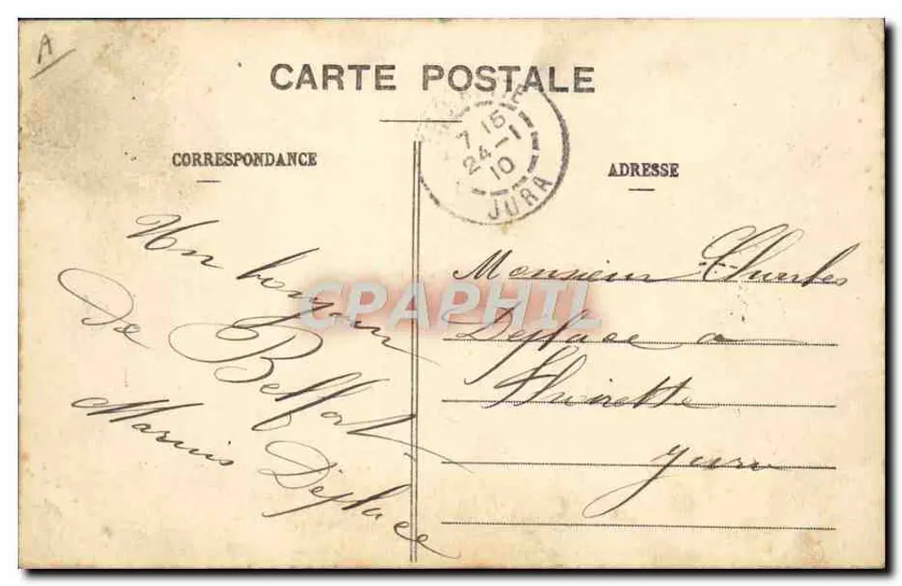 Militärisches Leben — Kartoffelschälen — Saint-Dié (Depot) — Imp. Ad. Welck N° 7738 - Rückseite