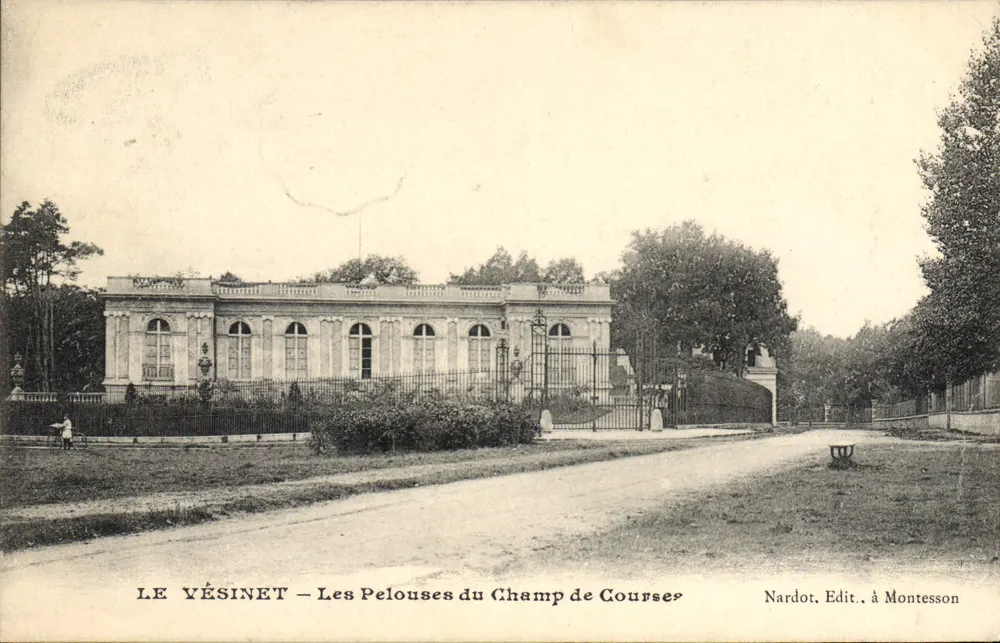 Le Vésinet — Die Wiesen des Rennplatzes — Nardot, Verlag in Montesson - Vorderseite