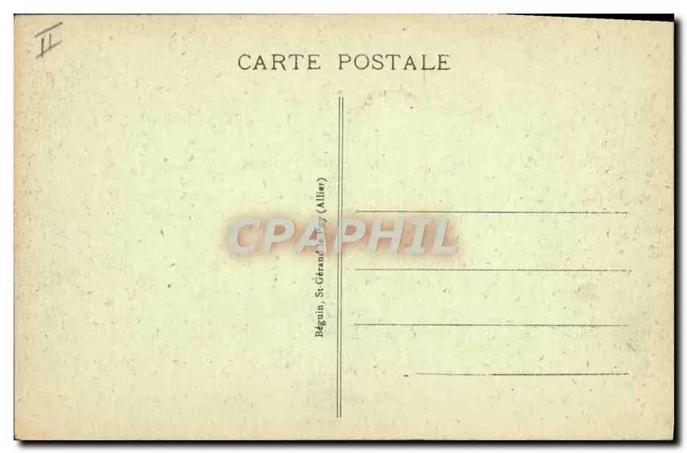 Vichy - Das Rennfeld - Das Wiegen - Ideal, n° 438 - Rückseite
