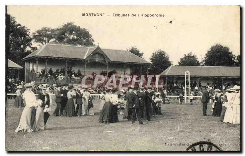Mortagne — Tribünen des Hippodroms — Marchand et Gilly, Mortagne - Vorderseite