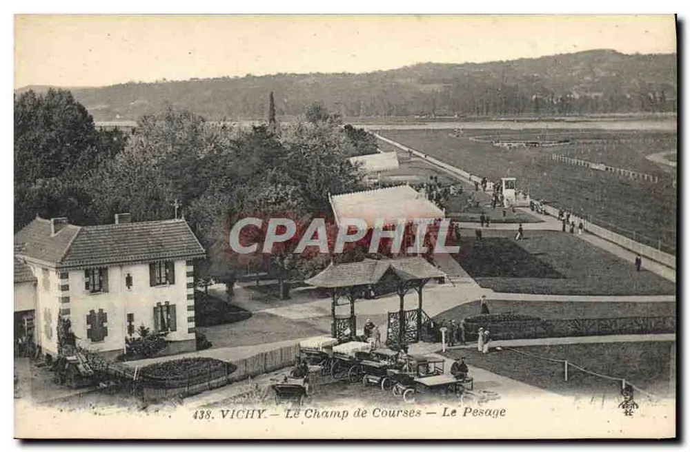 Vichy — Das Rennplatz — Das Wiegen — n° 438 - Vorderseite