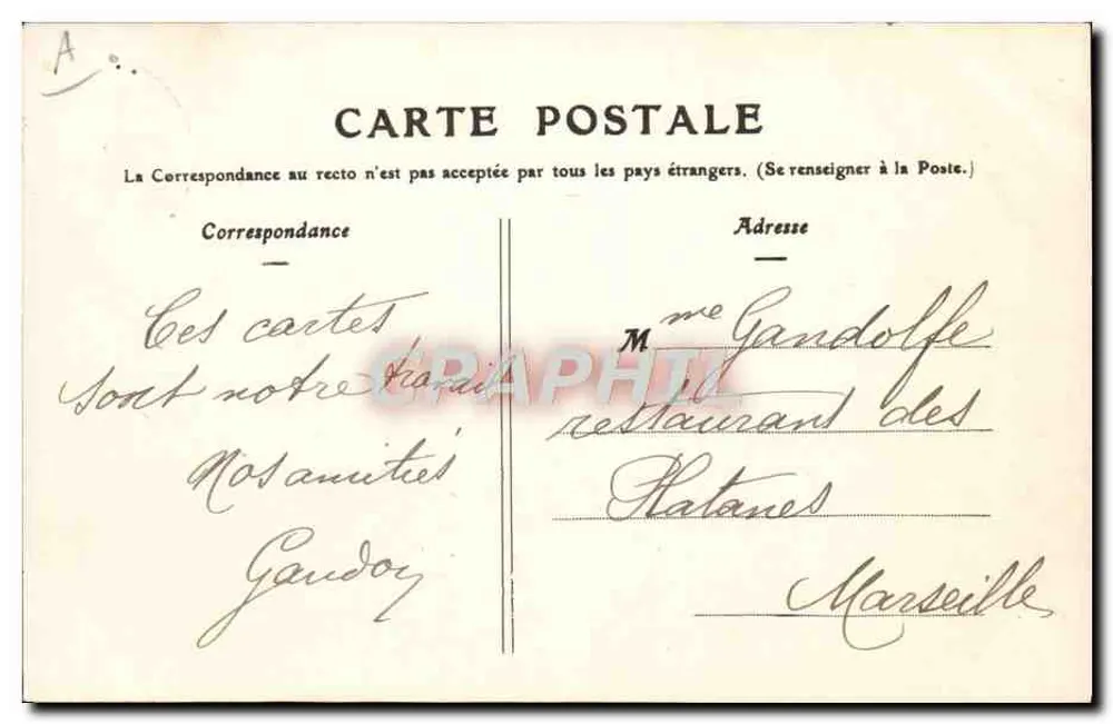 Bois de Vincennes — Entrada do Campo de Corridas de Vincennes — C.P. n°4 - Verso