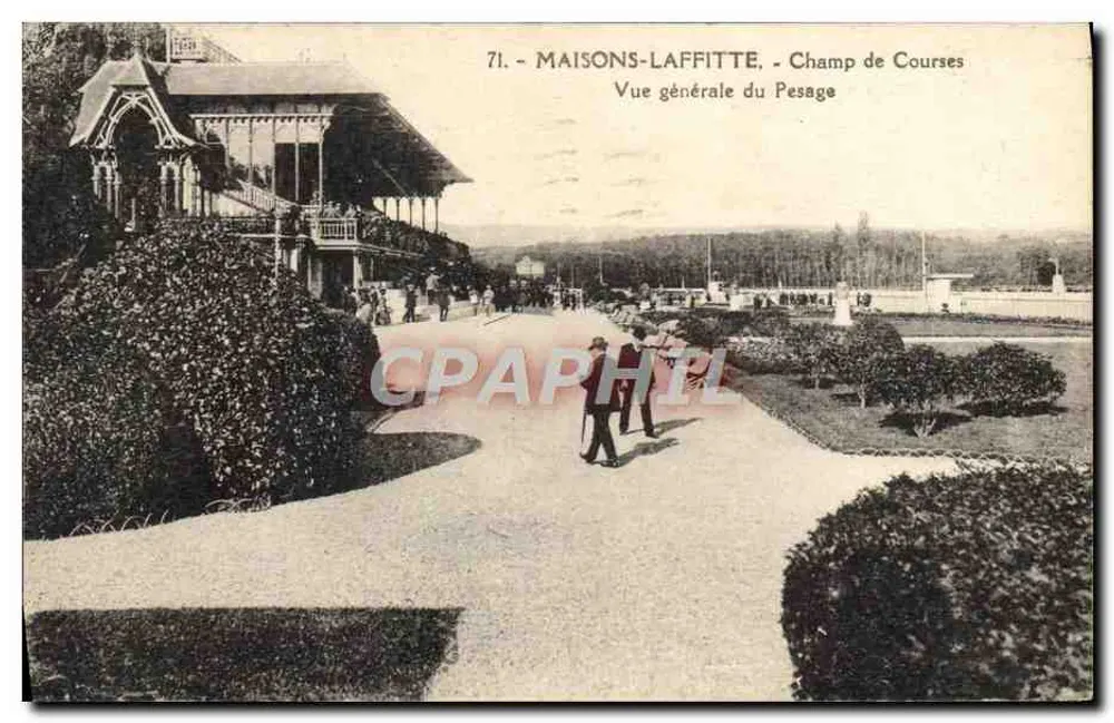 MAISONS-LAFFITTE - Champ de Courses - Allgemeiner Blick auf das Pesage - Vorderseite