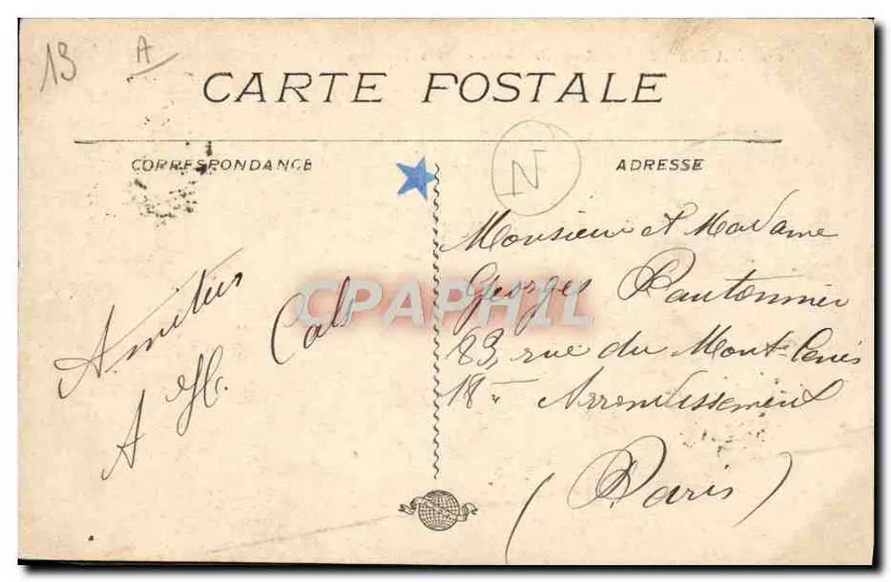 Marseille - Rennplatz - Die Tribünen — unbekannter Verlag, Seriennummer 56 - Rückseite