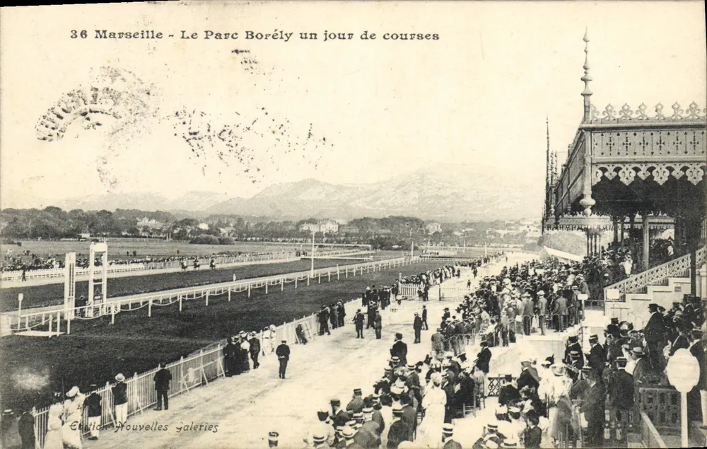 Marseille - Le Parc Borély an einem Rennstag — Edition Nouvelles Galeries n°36 - Vorderseite