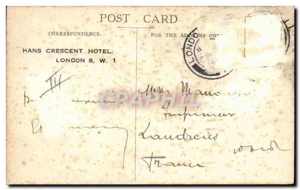 R.M.S. "Megantic" — White Star Line — Twin-Screw, 14,878 Tons - Verso