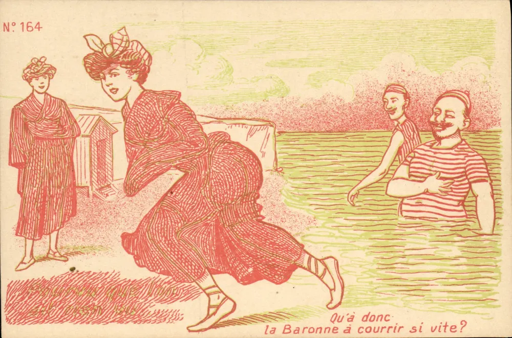 Die Baronin rennt so schnell? — Serie Nr. 164 — Verlag unbekannt - Vorderseite