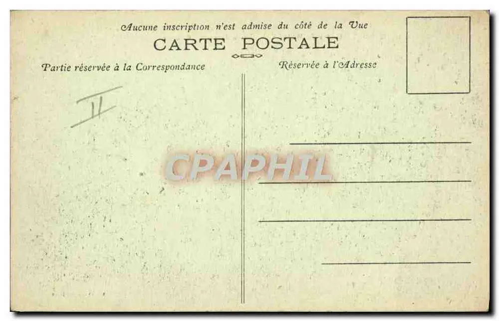 Camp de Mailly — 340mm Berceau-Kanone — A. Nieps, Verlag - Rückseite