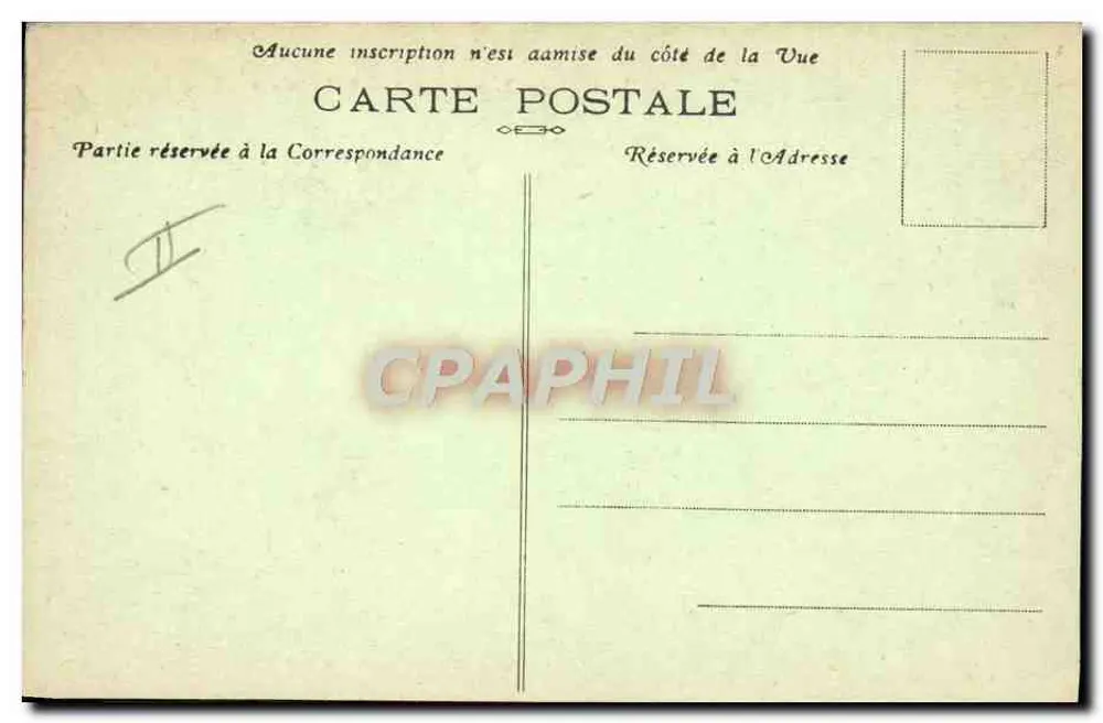Camp de Mailly — 340 mm Berceau Kanone — A. Nieps, Verlag - Rückseite