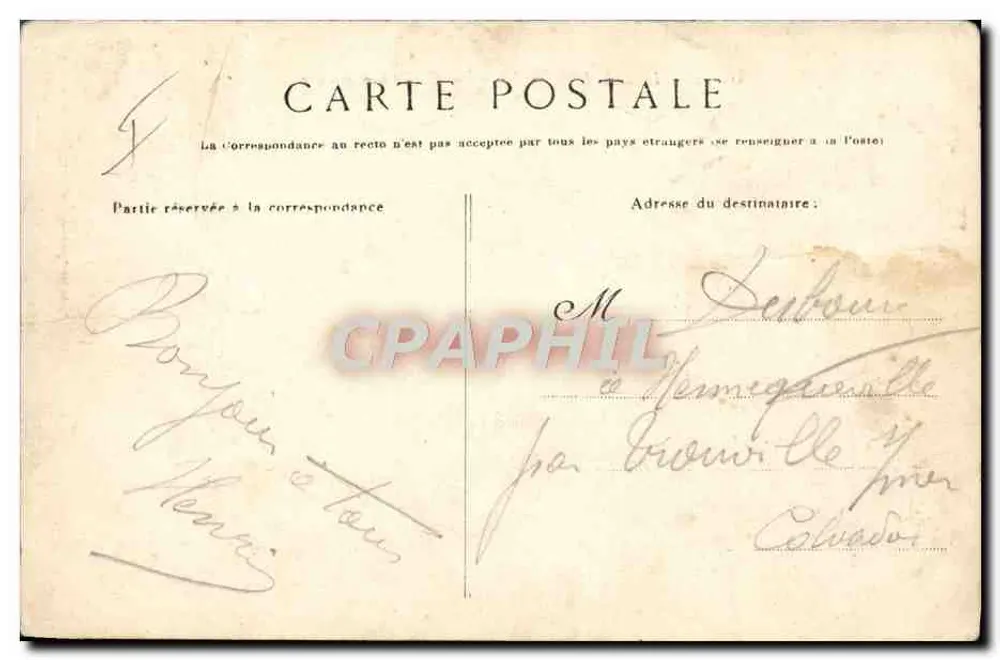 Schussübungen — 75 mm Kanone — Für Nachschuss — Verlag Poudo, Saint-Dizier - Rückseite