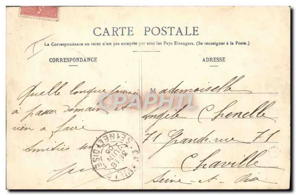 Camp von Châlons — Eine Feldbatterie — Feuer! — Militärbuchhandlung Guérin, Mourmelon - Rückseite
