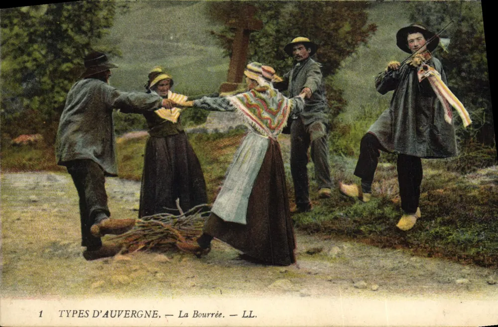 Auvergne — La Bourrée — LL. - Frente