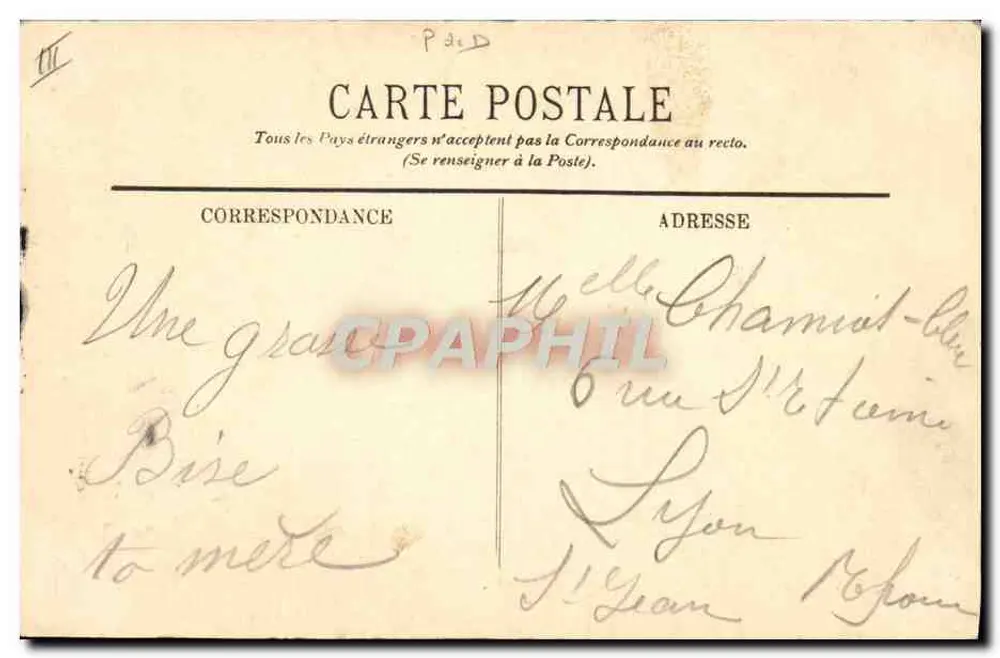Tipos de Auvergne — a Bourrée — LL. - Verso