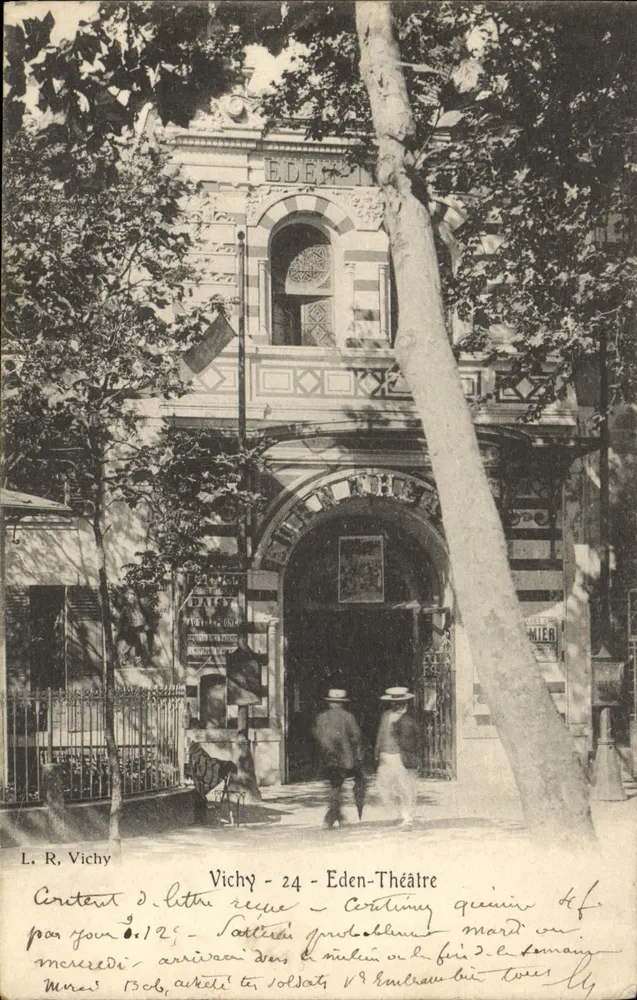 Vichy - Eden-Théâtre — editor L. R. Vichy, n°24 - Frente