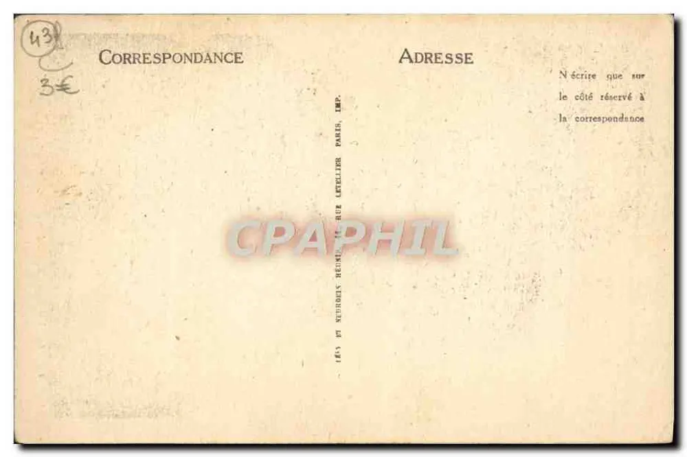Le Puy — A Capela São Miguel — ND — N°10 - Verso