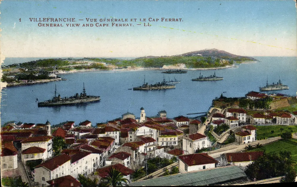 Villefranche — Allgemeine Ansicht und der Cap Ferrat — LL - Vorderseite