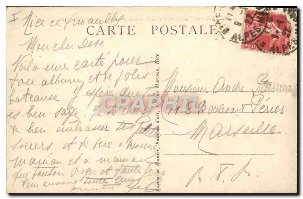 Villefranche-sur-Mer — Die Bucht und die Flotte — RM — n° 3004 - Rückseite