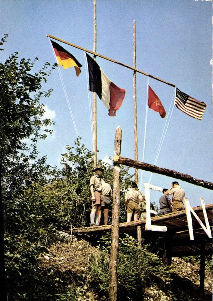 Scouts unter Alliierten Fahnen — Scout-Philatelie-Ausstellung — Verlag Eclaireurs Neutres de France - Vorderseite