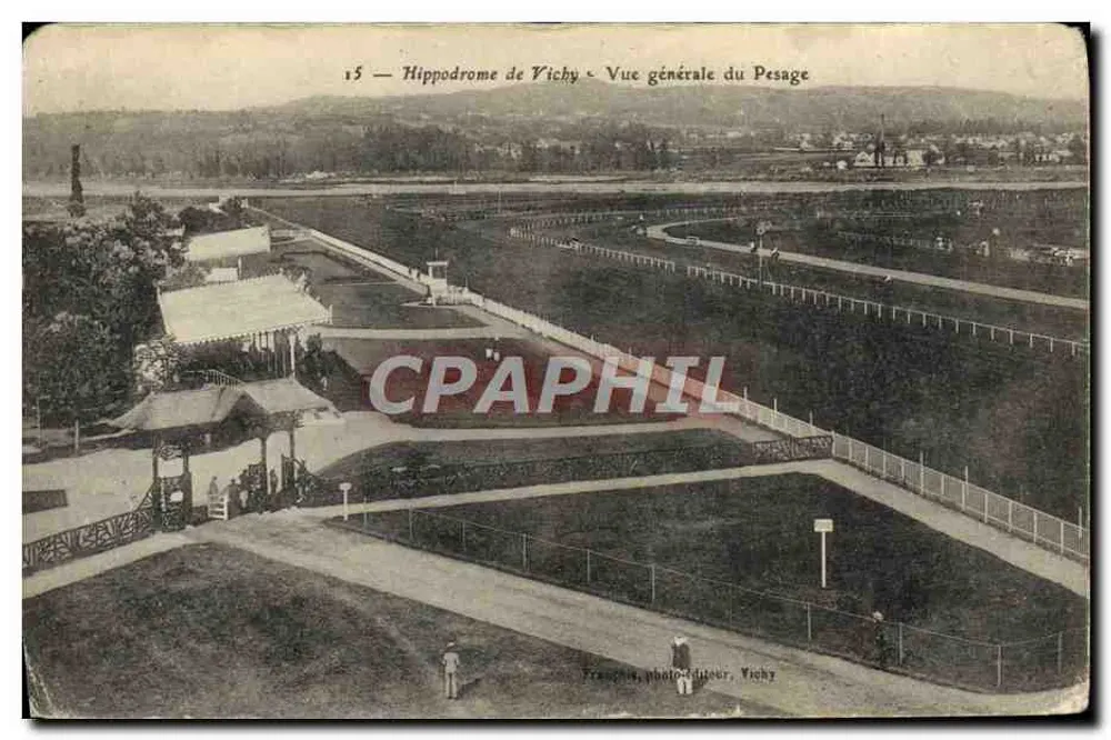 Hippodrom von Vichy — Allgemeiner Blick auf das Pesage — Frankreich, phototypiste, Vichy - Vorderseite