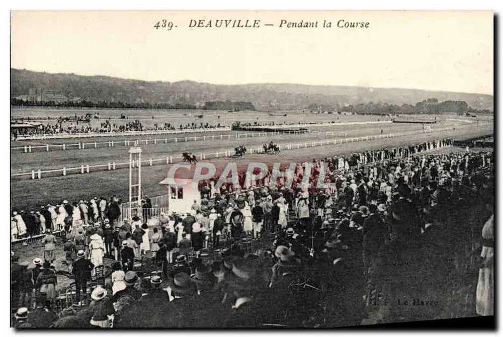 Deauville — Während des Rennens — F. Le Daire - Vorderseite