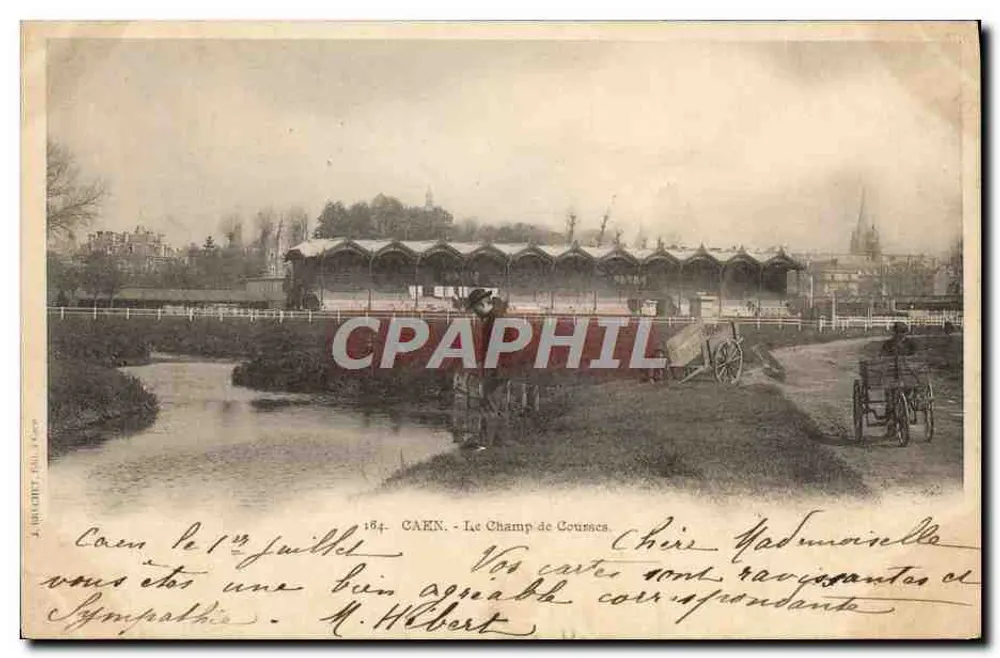 Caen - O Campo de Corridas — J. Beauchet, n°184 - Frente