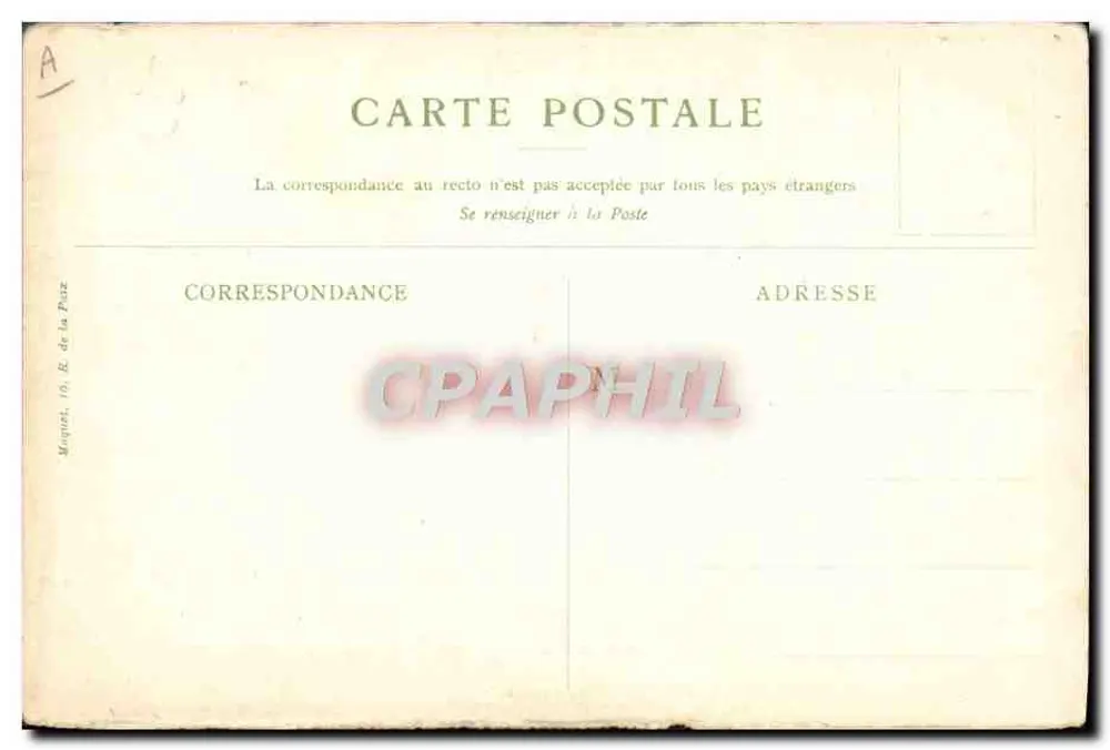Sonnenuntergang am Nil — Aussicht auf den Nil mit Booten und Palmen — Messageries Maritimes - Rückseite