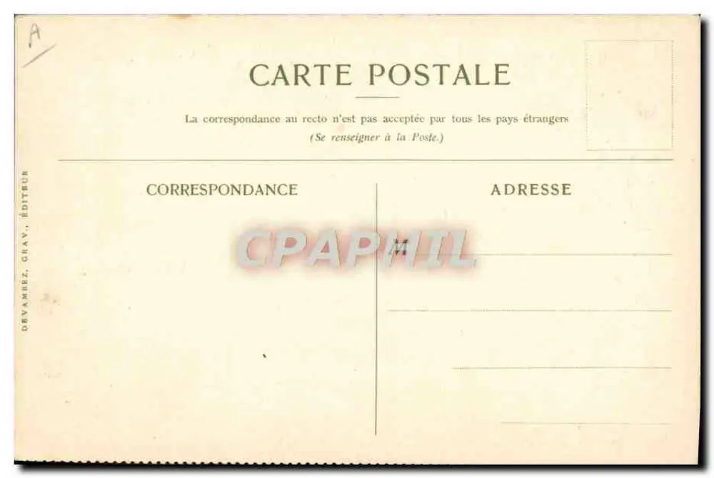 Dagon Pagode — Rangun — Compagnie des Messageries Maritimes - Rückseite