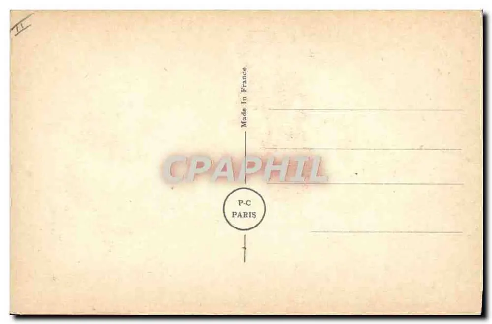 Mercado de flores — V. Spahn — P-C Paris - Verso