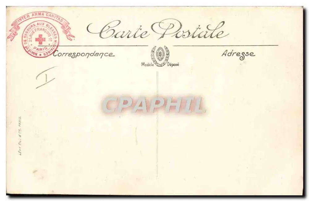 Militärmuseum — 77-mm-Kanonen vom Feind erobert — Verlag 4/ise Paris Nr. 2272 - Rückseite
