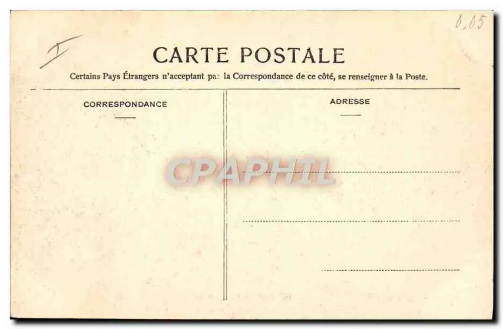Artilharia — Peça de 75 — Foray, editor, Lyon-St-Fons - Verso