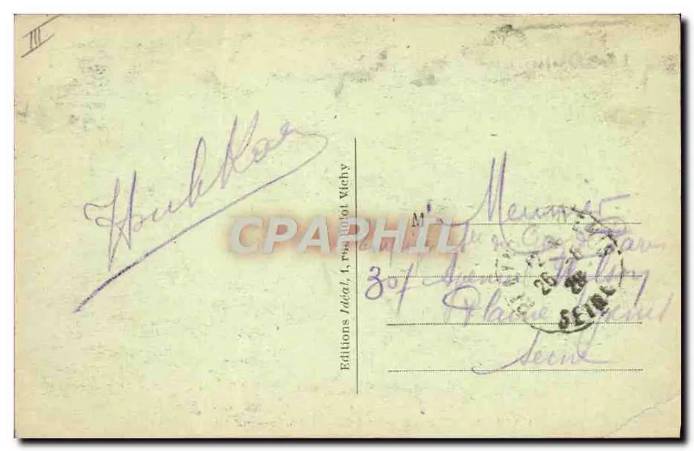 Pittoreske Auvergne — 109. Aubergnats — Verlag Idéal - Rückseite