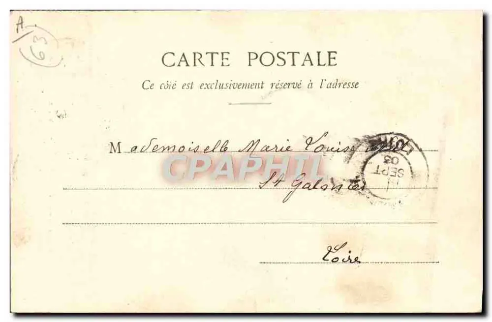 Auvergne - Traje de Thier - Lib. Rougé-Béal, 21 Rue de l'Écu, Clermont-Ferrand - Verso