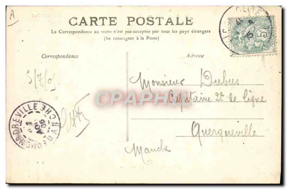 Vacas no Abreuvoir — L'Auvergne — M.T. I.L. n°295 - Verso