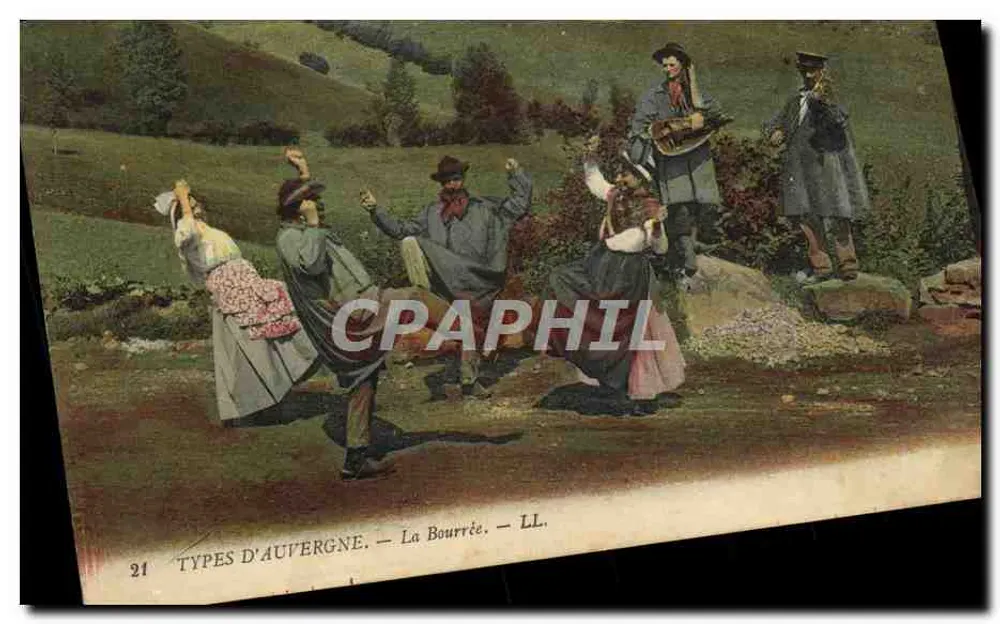 La Bourriée — Typy Auvergne — LL. n°21 - Awers