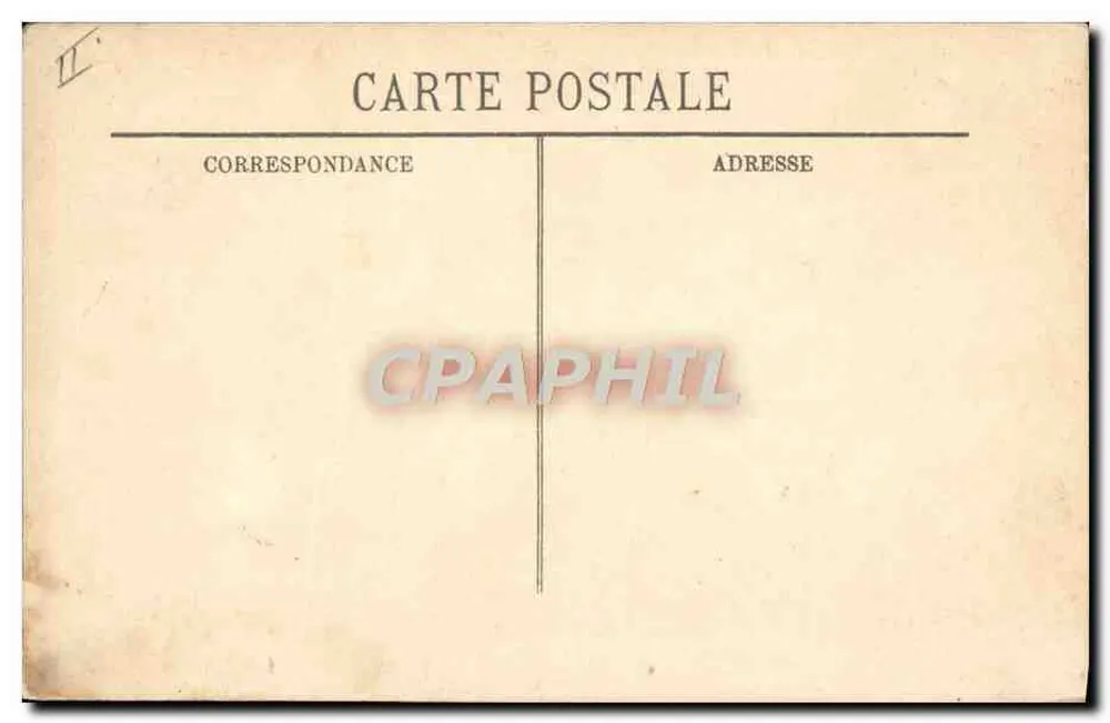 La Bourriée — Typy Auvergne — LL. n°21 - Rewers